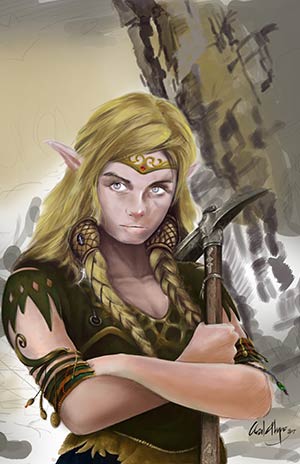 Ural Akyuz artwork, Sketches and Steps