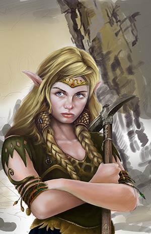 Ural Akyuz artwork, Sketches and Steps