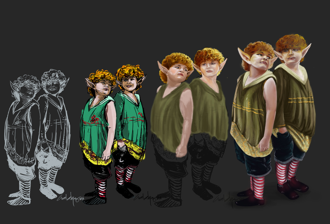 Ural Akyuz artwork, Characters