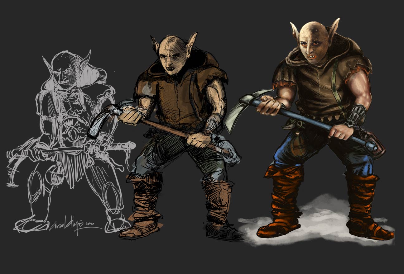 Ural Akyuz artwork, Characters