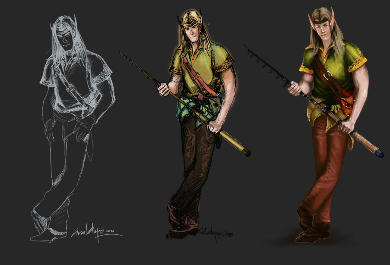 Ural Akyuz artwork, Characters